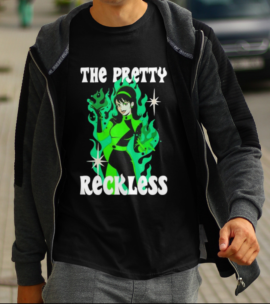 The Pretty Reckless Green Flame Witch Taylor Momsen T-Shirt