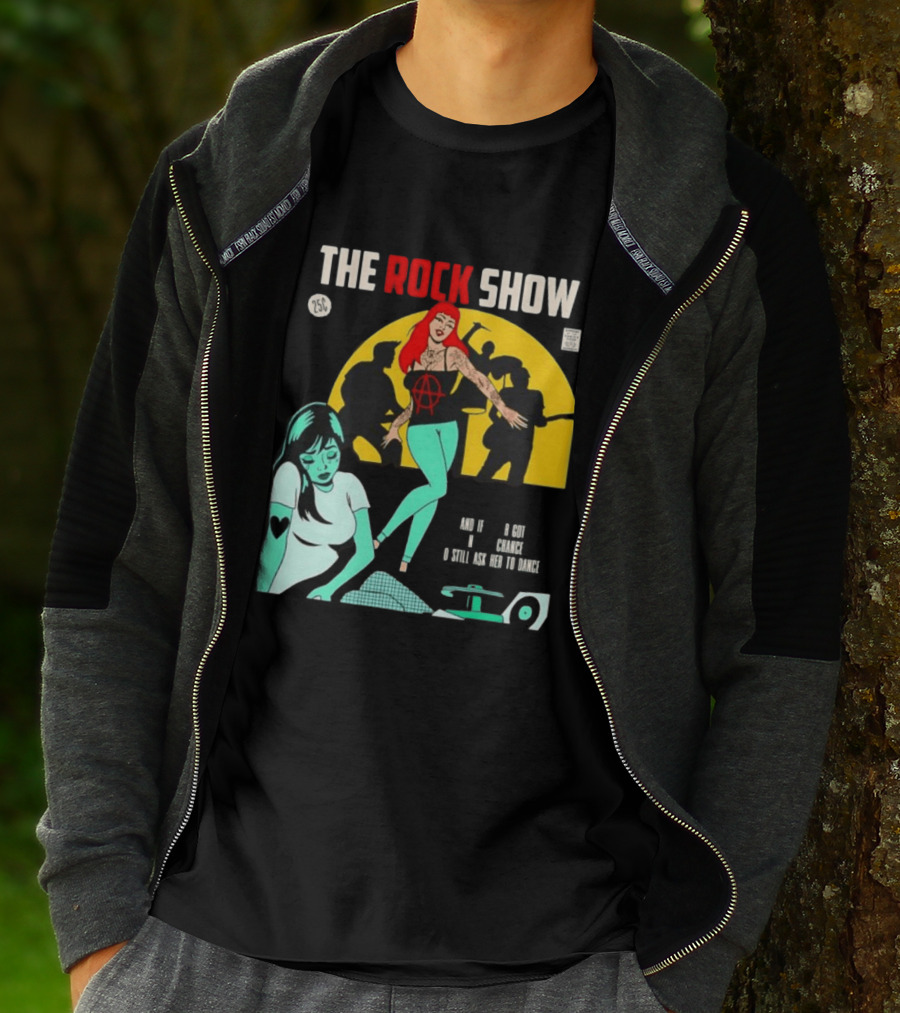 The Rock Show Comic Dance Chance Anarchy Girl Silhouette Scene T-Shirt