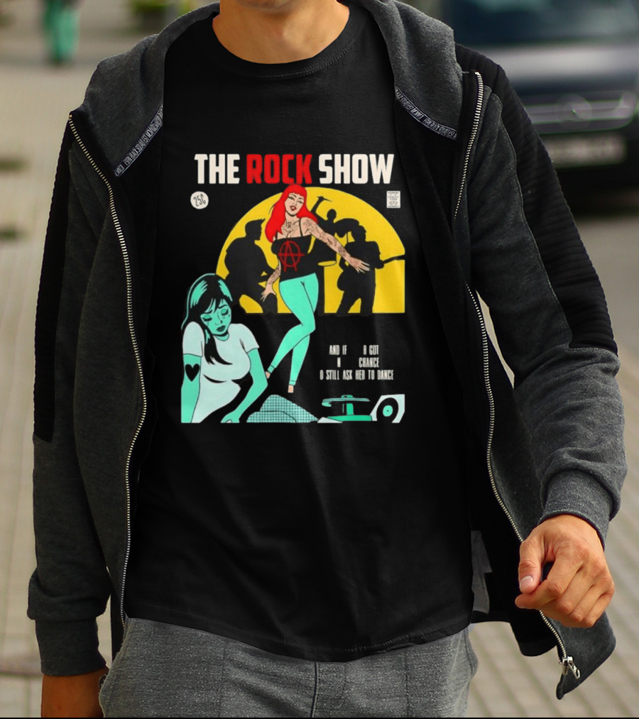The Rock Show Comic Dance Chance Anarchy Girl Silhouette Scene T-Shirt