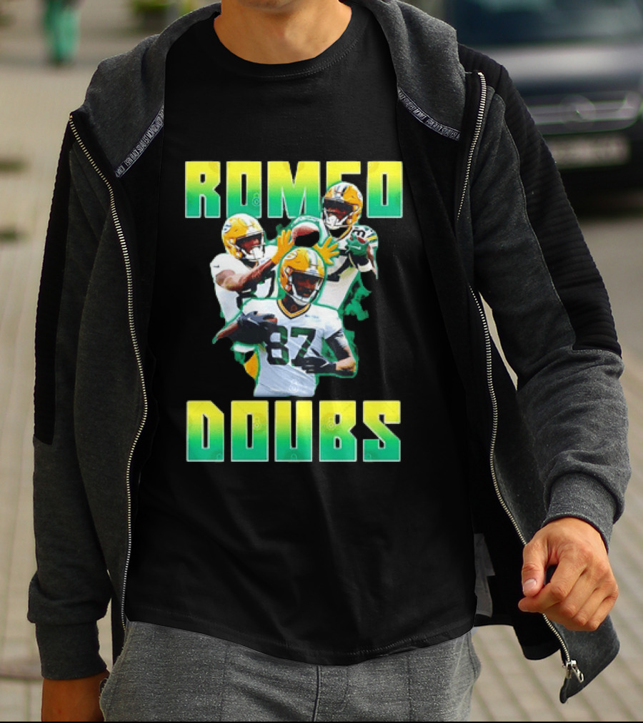 Green Bay Packers Football Romeo Doubs 87 Packers T-Shirt