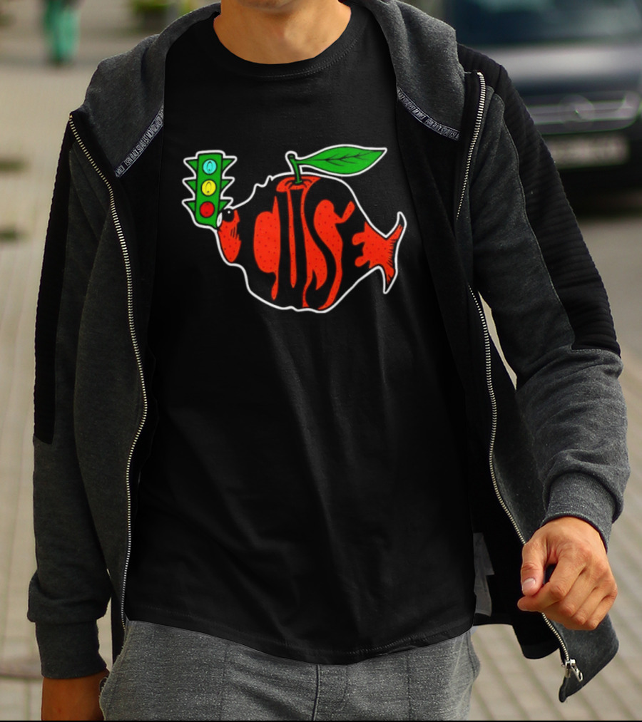 Phish Orange Fruit Shaped Fish Traffic Light Concert T-Shirt