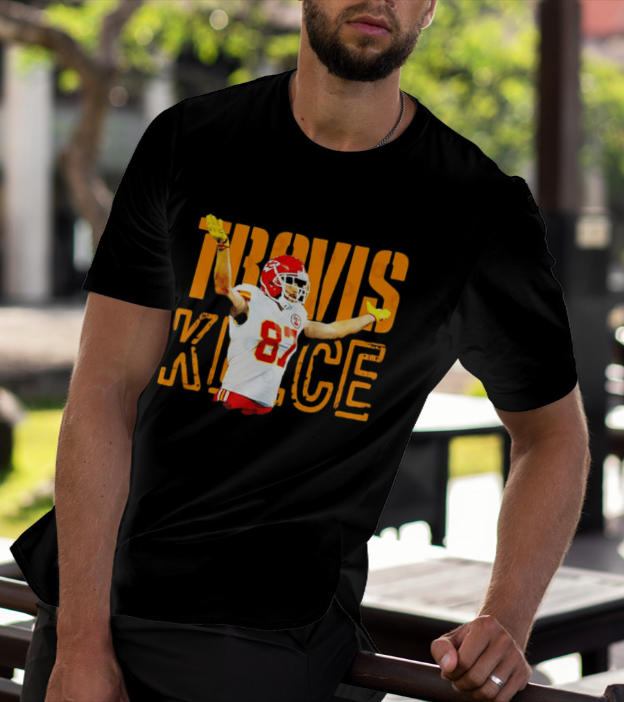 Travis Kelce 87 Kansas City Chiefs Football T-Shirt