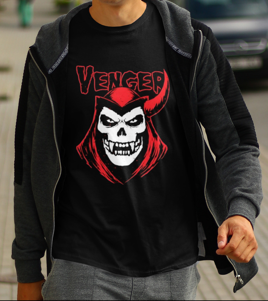 Venger Dungeons And Dragons Evil Villain Skull T-Shirt