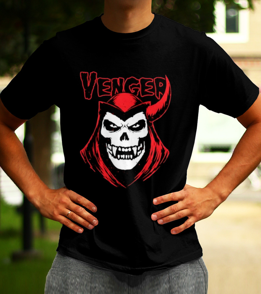 Venger Dungeons And Dragons Evil Villain Skull T-Shirt