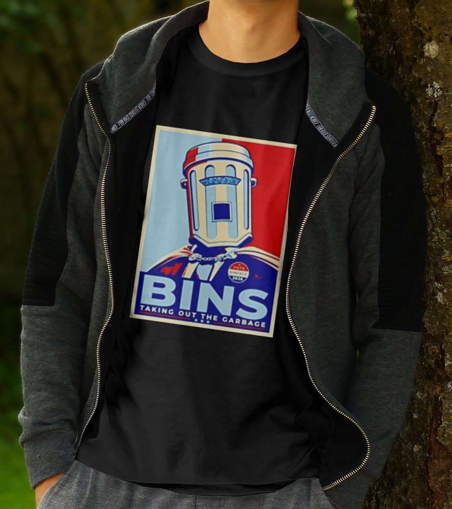 Binface Bins Hope Vote 2024 Taking Out The Garbage T-Shirt