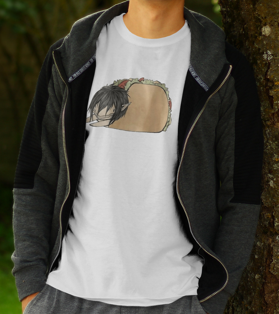 Attack On Titan A Taco On Titan Anime Mashup T-Shirt