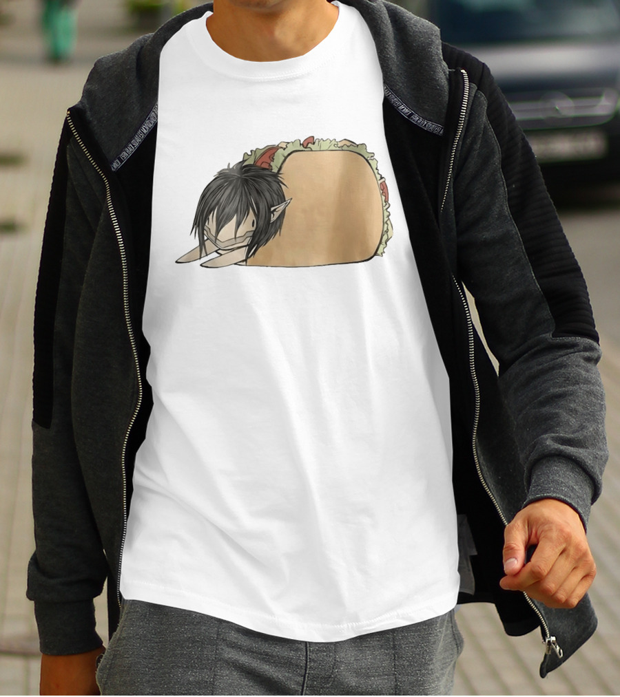 Attack On Titan A Taco On Titan Anime Mashup T-Shirt