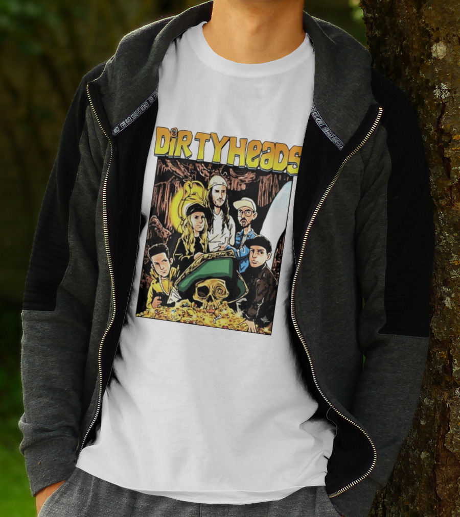 Dirty Heads Goonies Treasure Cave Adventure Tour 2024 T-Shirt