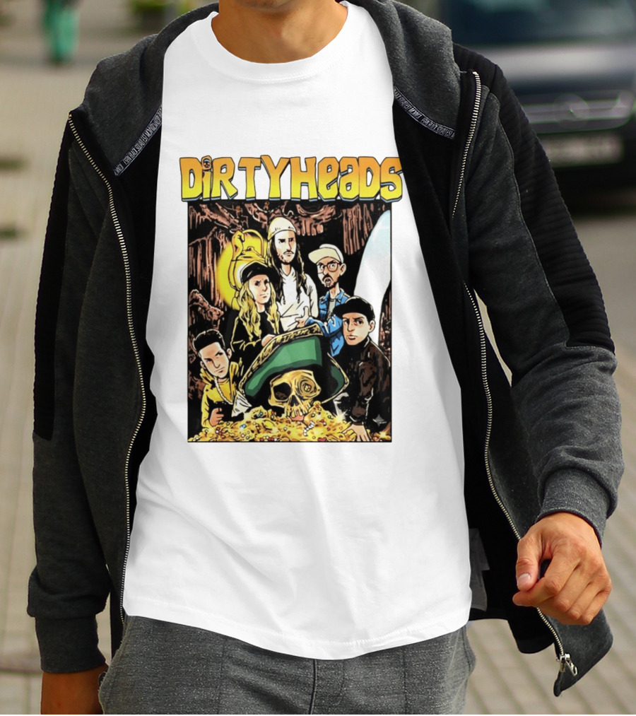 Dirty Heads Goonies Treasure Cave Adventure Tour 2024 T-Shirt