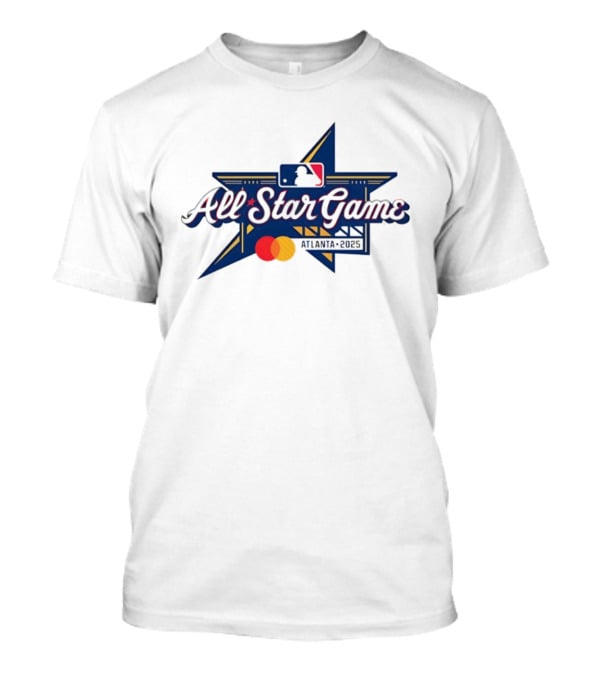 MLB All Star Game Atlanta 2025 Baseball MLB Logo Mastercard T-Shirt