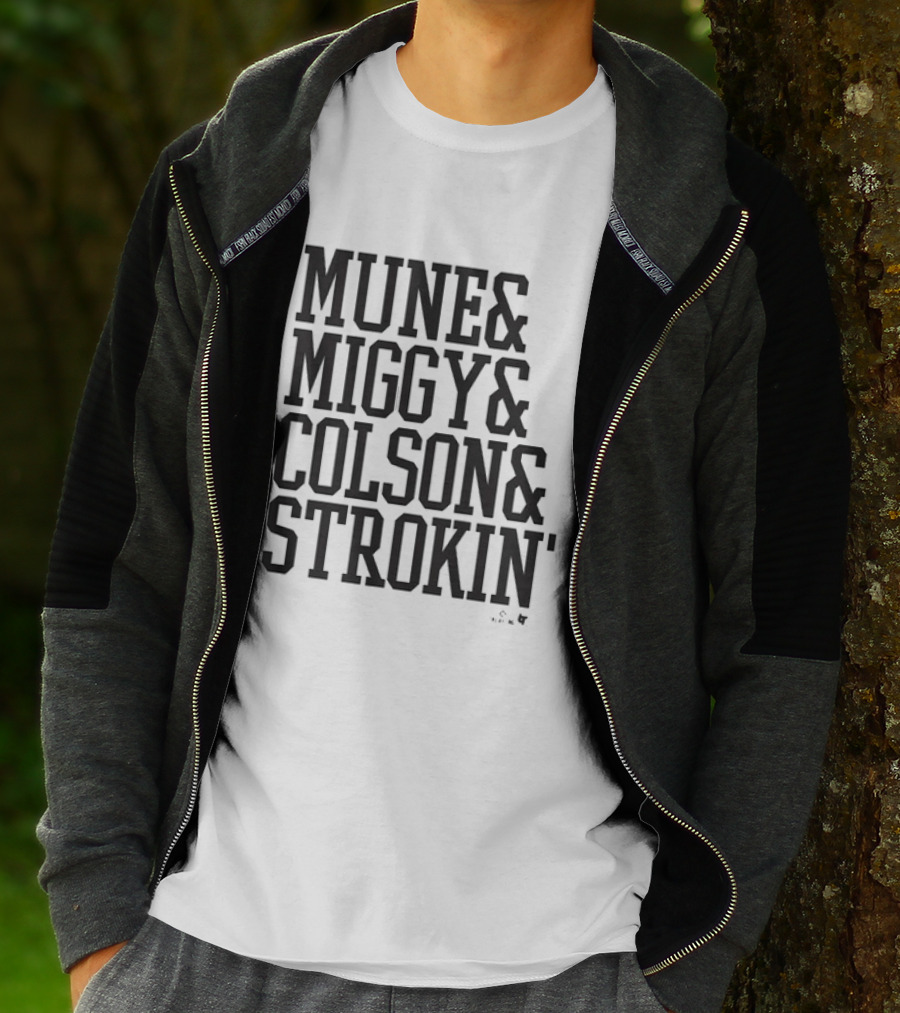 Munetaka Murakami Miguel Vargas Colson Montgomery Mune Miggy Strokin T-Shirt