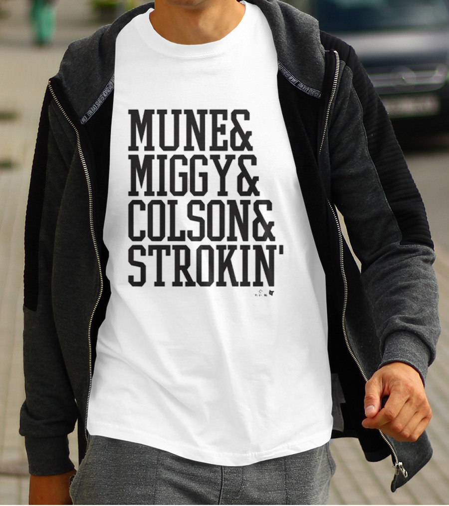 Munetaka Murakami Miguel Vargas Colson Montgomery Mune Miggy Strokin T-Shirt