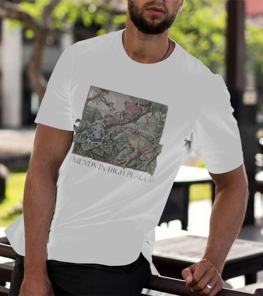 Friends In High Places Frog Nature Wildlife T-Shirt