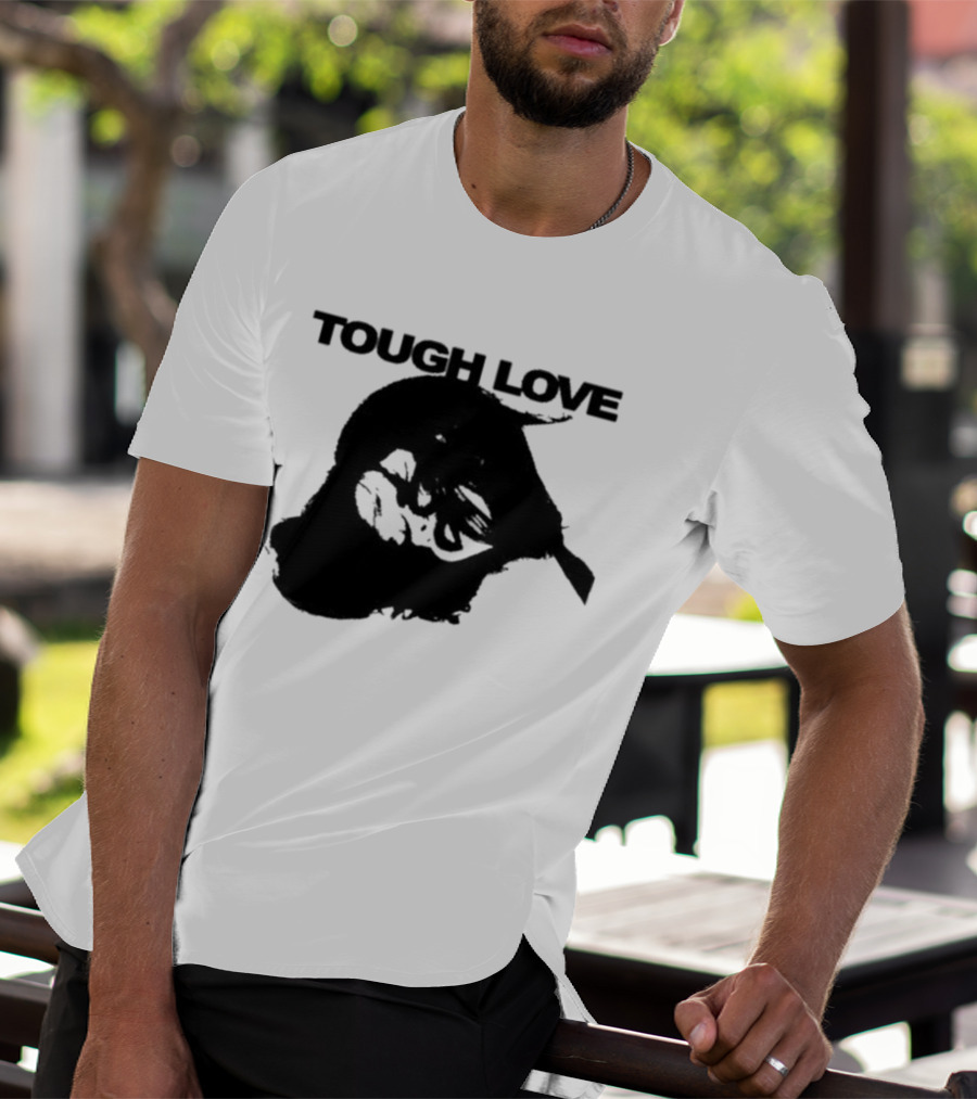 Tough Love Skull With Barbed Wire T-Shirt
