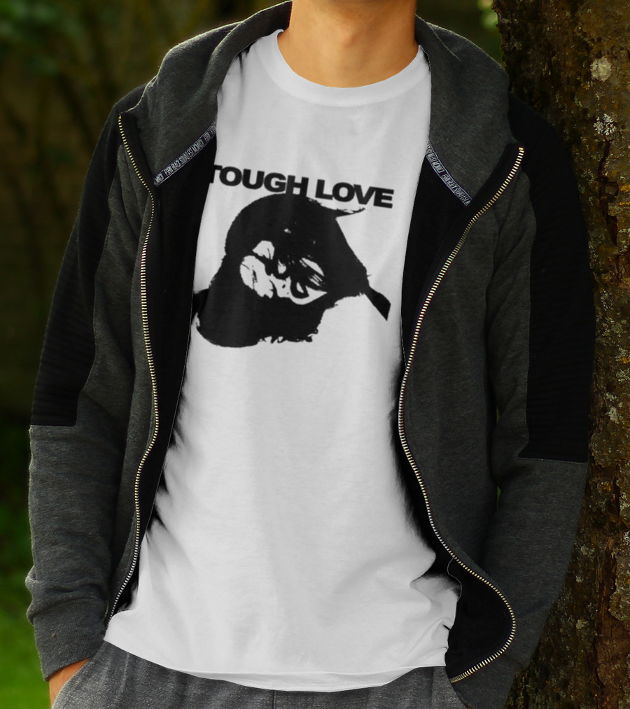 Tough Love Skull With Barbed Wire T-Shirt