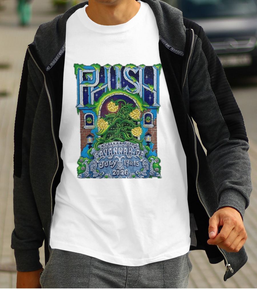 Phish Enmarket Arena Savannah Georgia July 14 15 2026 T-Shirt