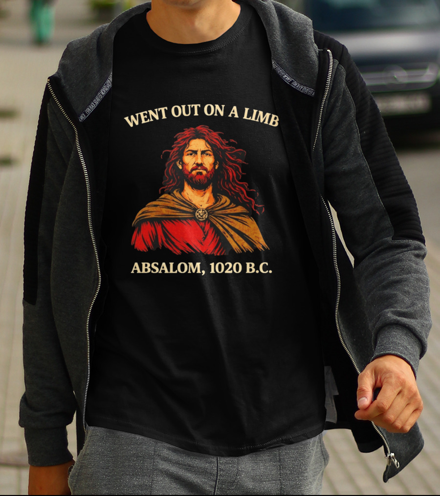 Went Out On A Limb Absalom 1020 B.C. T-Shirt