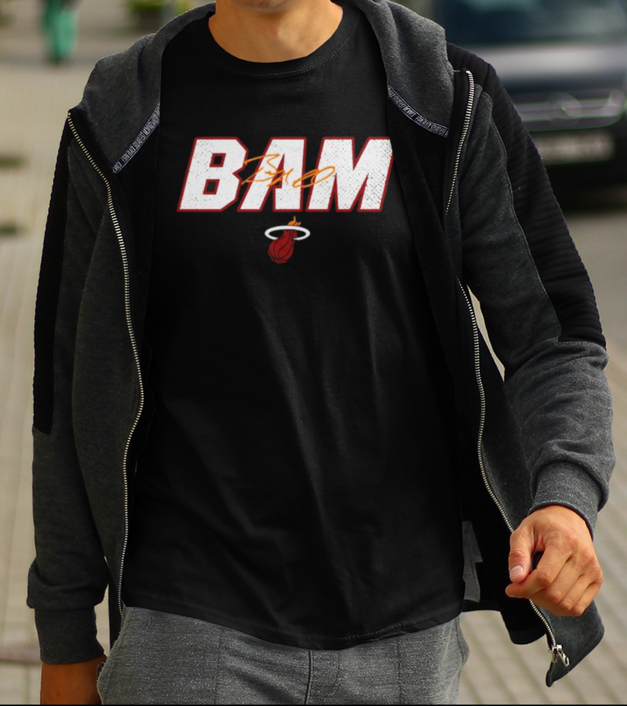 Bam Adebayo Miami Heat Fan Gear T-Shirt