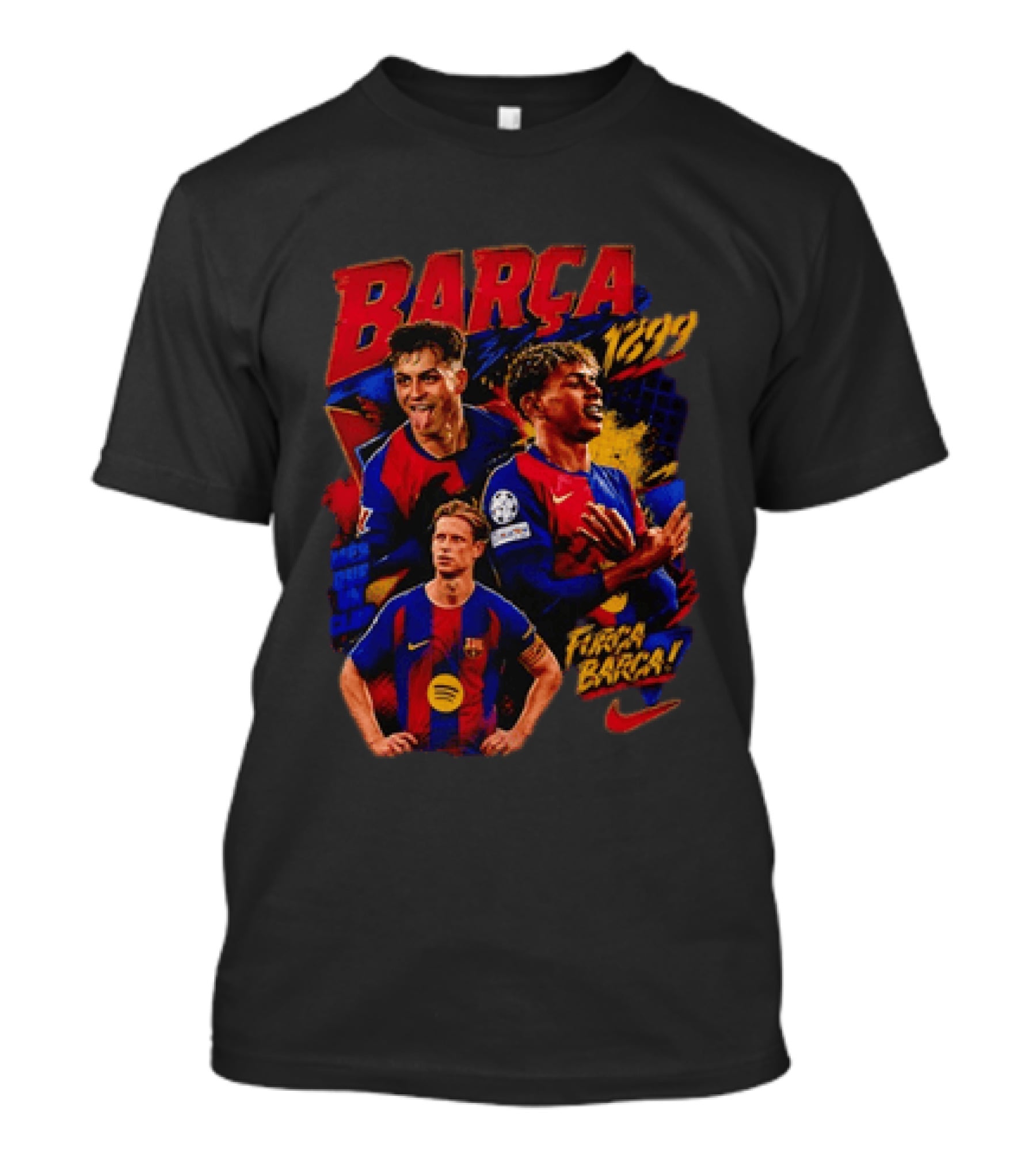 Barça 1899 Força Barça Soccer Pride Sports T-Shirt