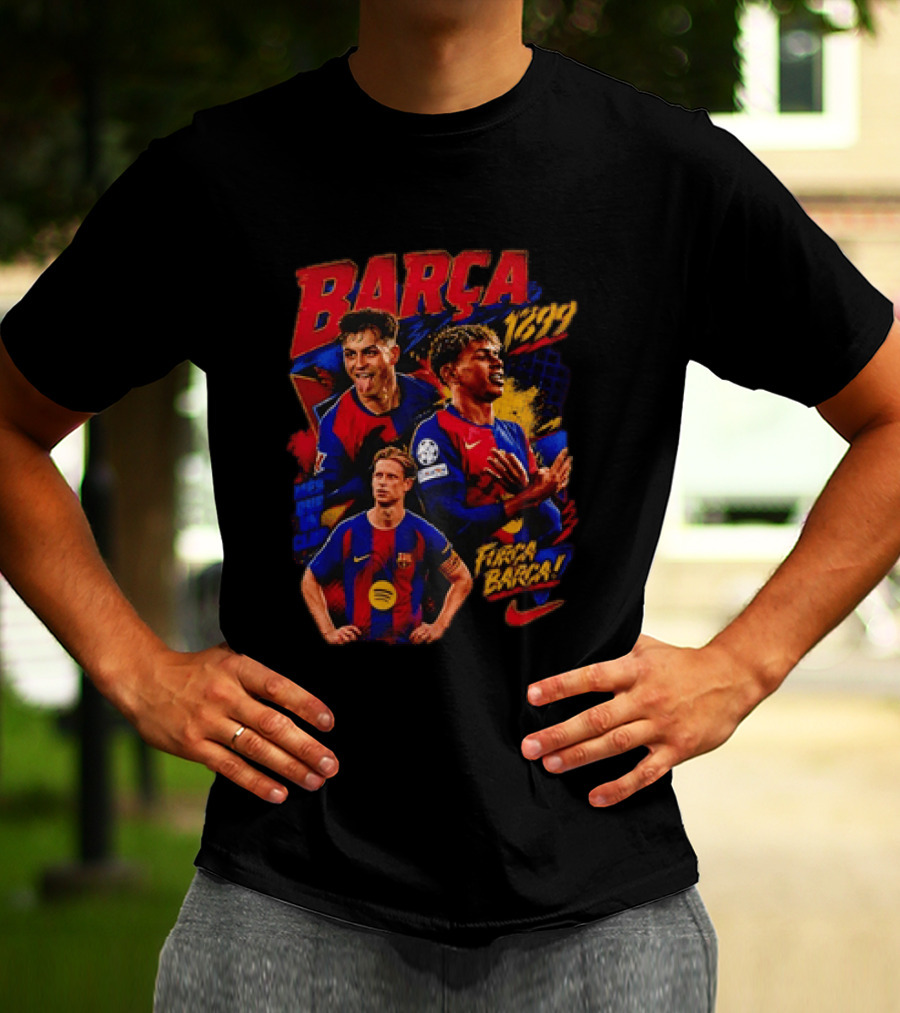 Barça 1899 Força Barça Soccer Pride Sports T-Shirt