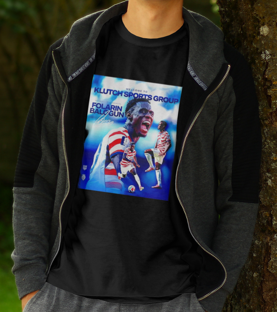 Folarin Balogun USMNT Monaco Welcome To Klutch Sports Group T-Shirt