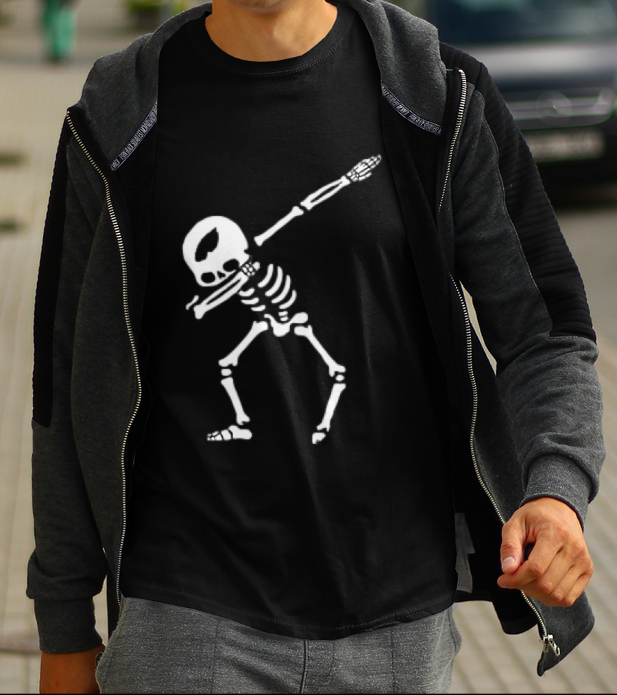 Philadelphia Eagles Dabbing Skeleton T-Shirt