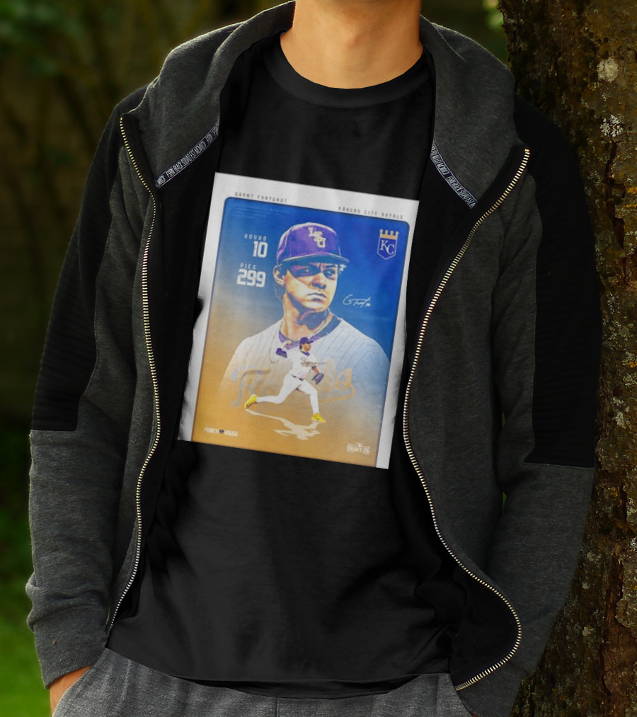 Grant Fontenot Kansas City Royals MLB Draft Round 10 Pick 299 T-Shirt