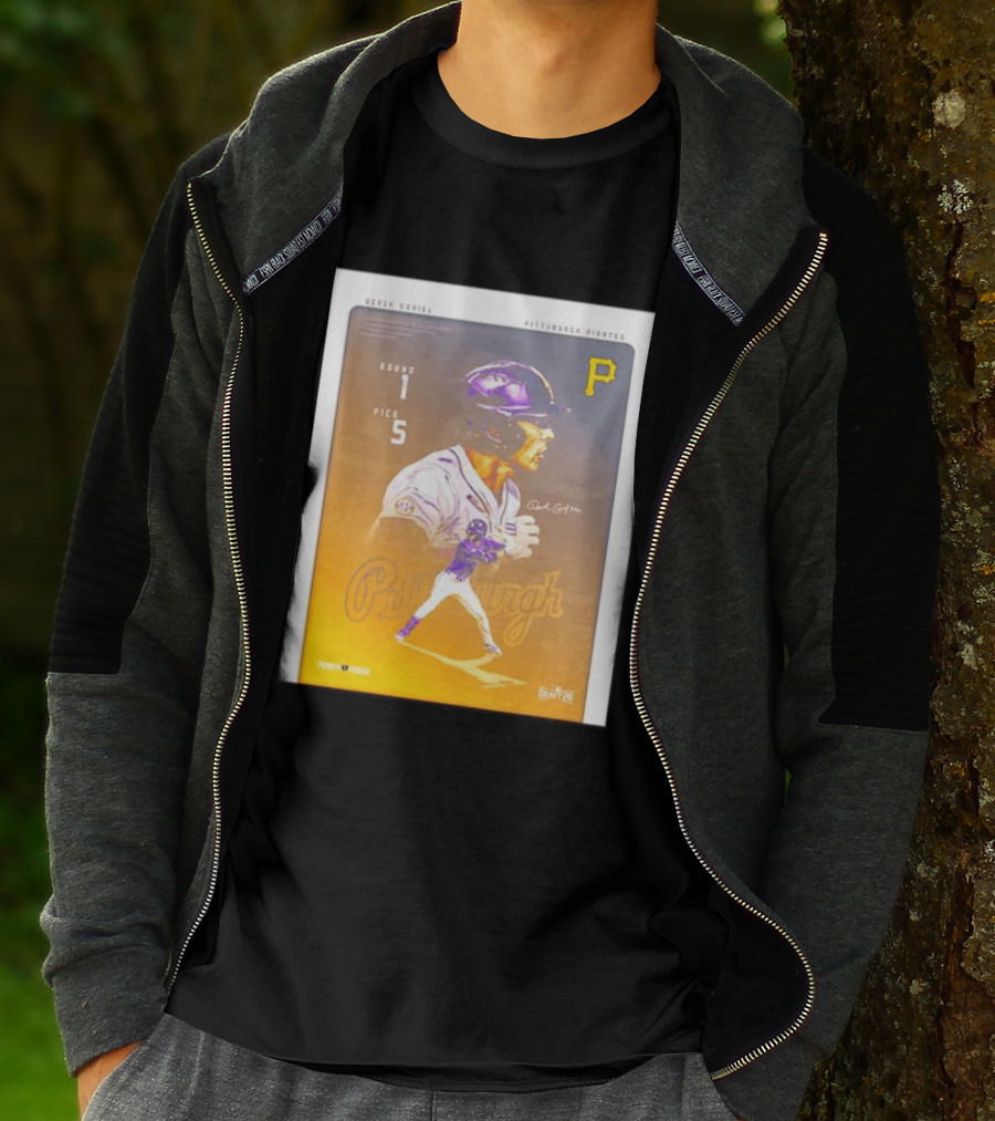 Derek Curiel Pittsburgh Pirates MLB Draft Round 1 Pick 5 Prospect 2026 T-Shirt
