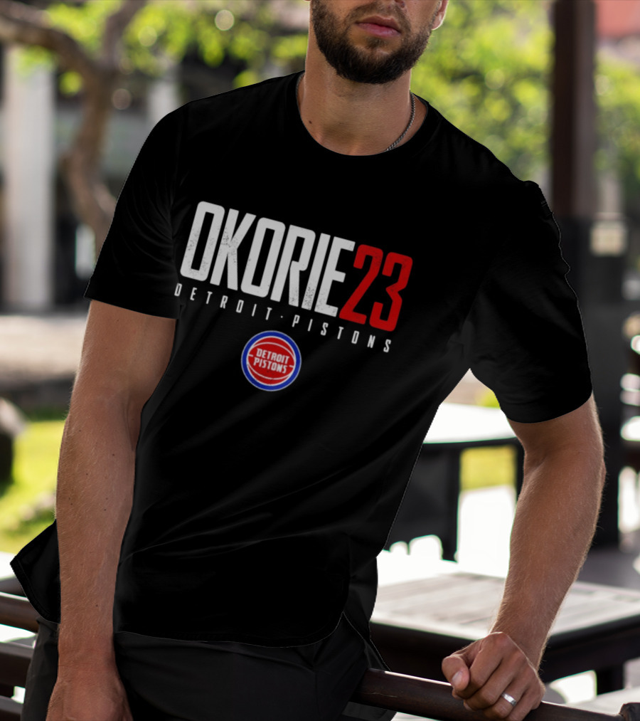 Okorie 23 Detroit Pistons T-Shirt