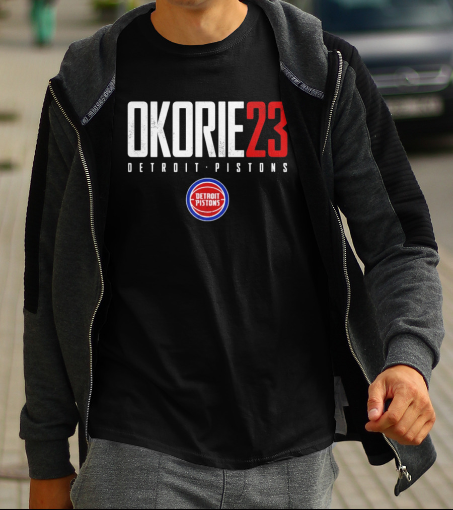 Okorie 23 Detroit Pistons T-Shirt