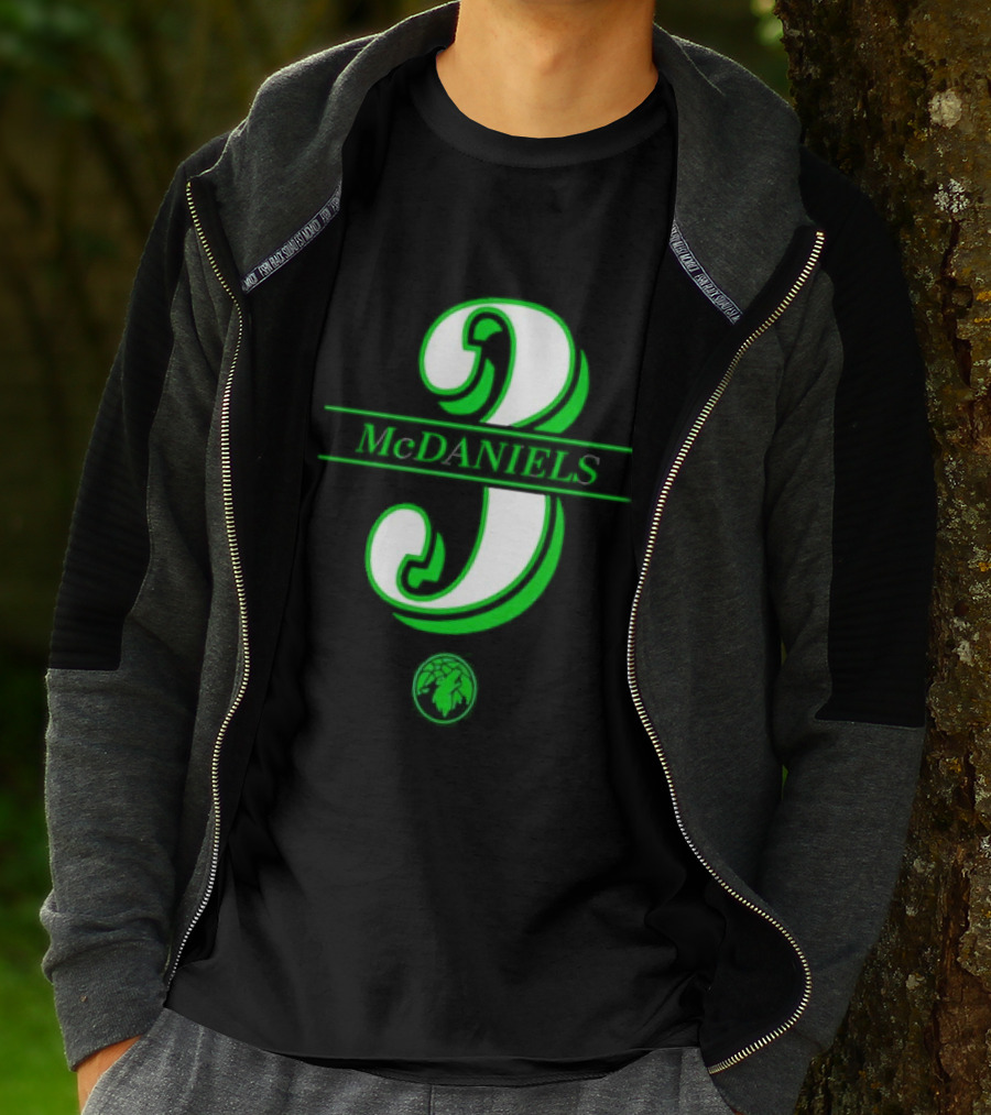 Jaden McDaniels Minnesota Timberwolves 3 McDaniels In The Paint T-Shirt