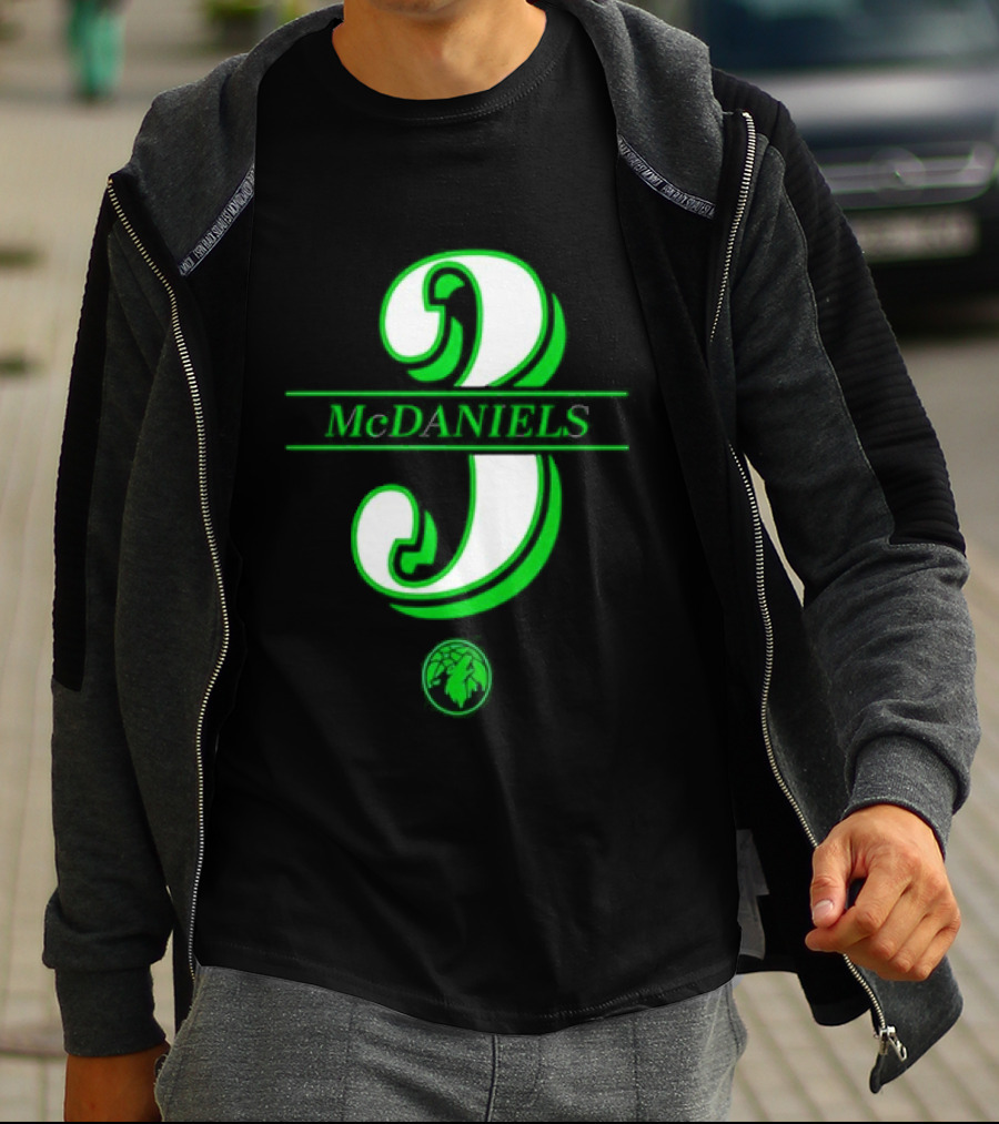 Jaden McDaniels Minnesota Timberwolves 3 McDaniels In The Paint T-Shirt