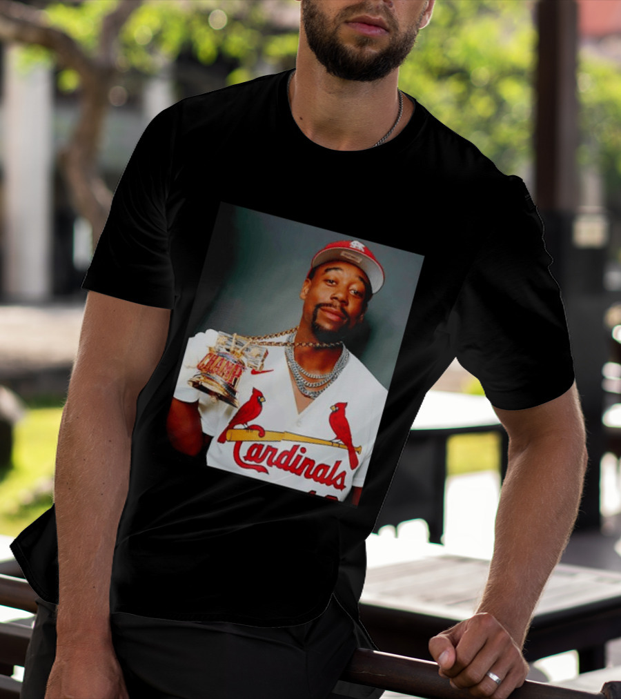 St Louis Cardinals Jordan Walker Champ Trophy Baseball T-Shirt