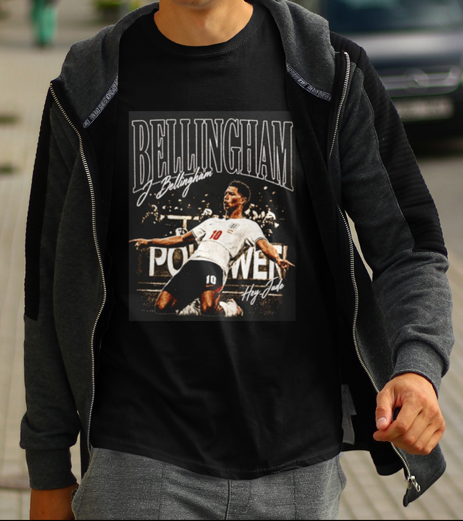 Bellingham J. Bellingham Hey Jude Football Power No. 10 T-Shirt
