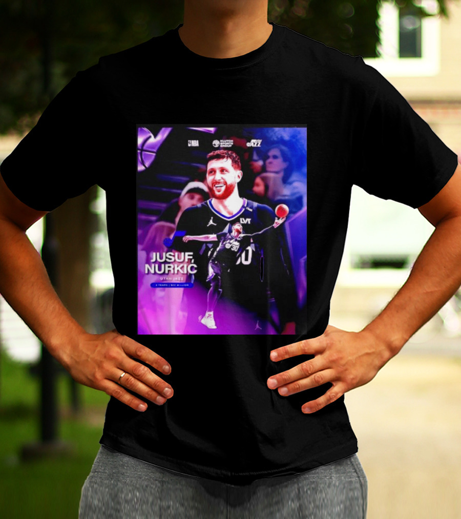 Jusuf Nurkić NBA Utah Jazz Contract 2 Years 22 Million T-Shirt