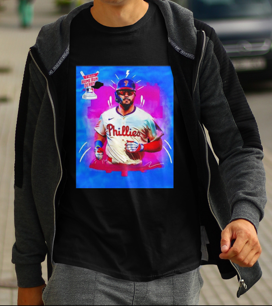 Philadelphia Phillies Kyle Schwarber 2024 Mobile Home Run Derby Highlights T-Shirt