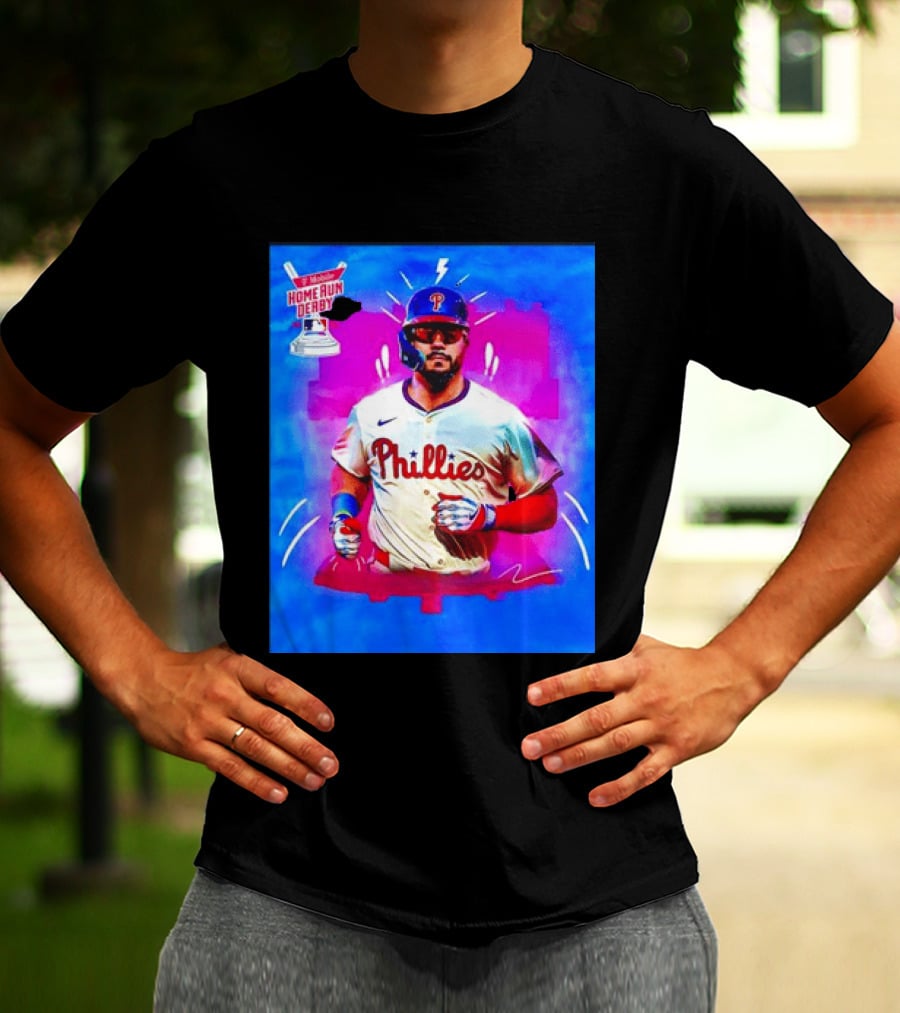 Philadelphia Phillies Kyle Schwarber 2024 Mobile Home Run Derby Highlights T-Shirt