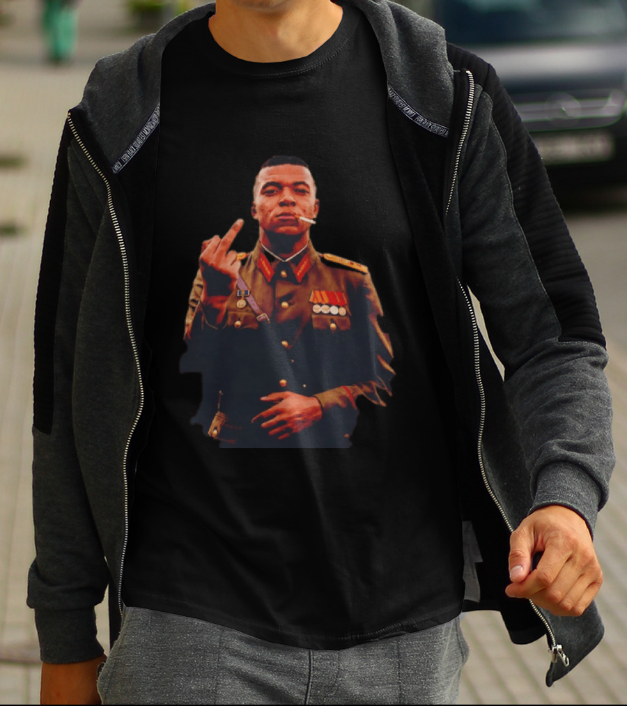 Kylian Mbappé Military General Salute T-Shirt