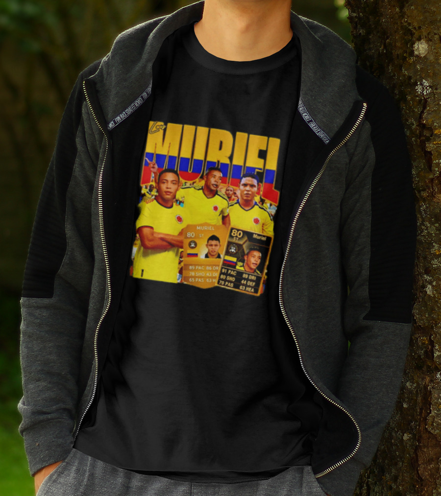 Luis Muriel Colombia Football Muriel FUT Card 80 PAC 86 DRI 80 SHOT 79 PAS 44 DEF 63 HEA T-Shirt