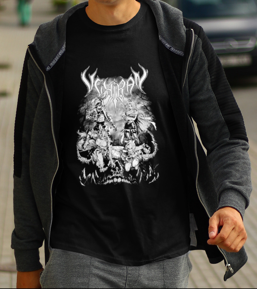 Metalcropolis NEKRO Variant Skull With Horns T-Shirt