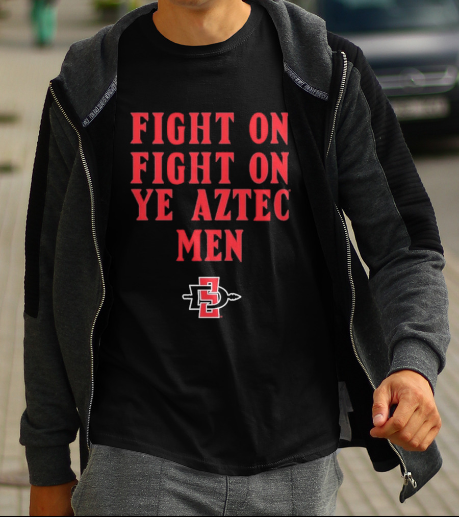 San Diego State Aztecs Fight On Ye Aztec Men SDSU T-Shirt