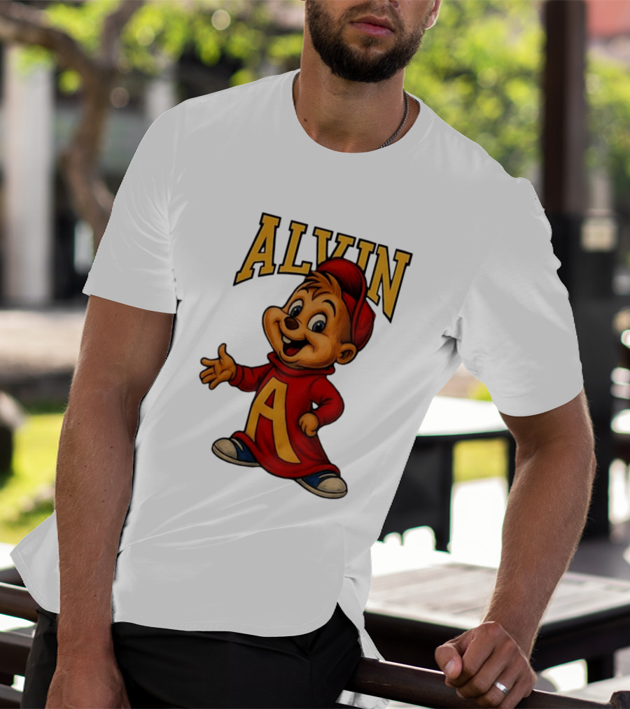 Alvin And The Chipmunks Alvin Character With Standing A T-Shirt
