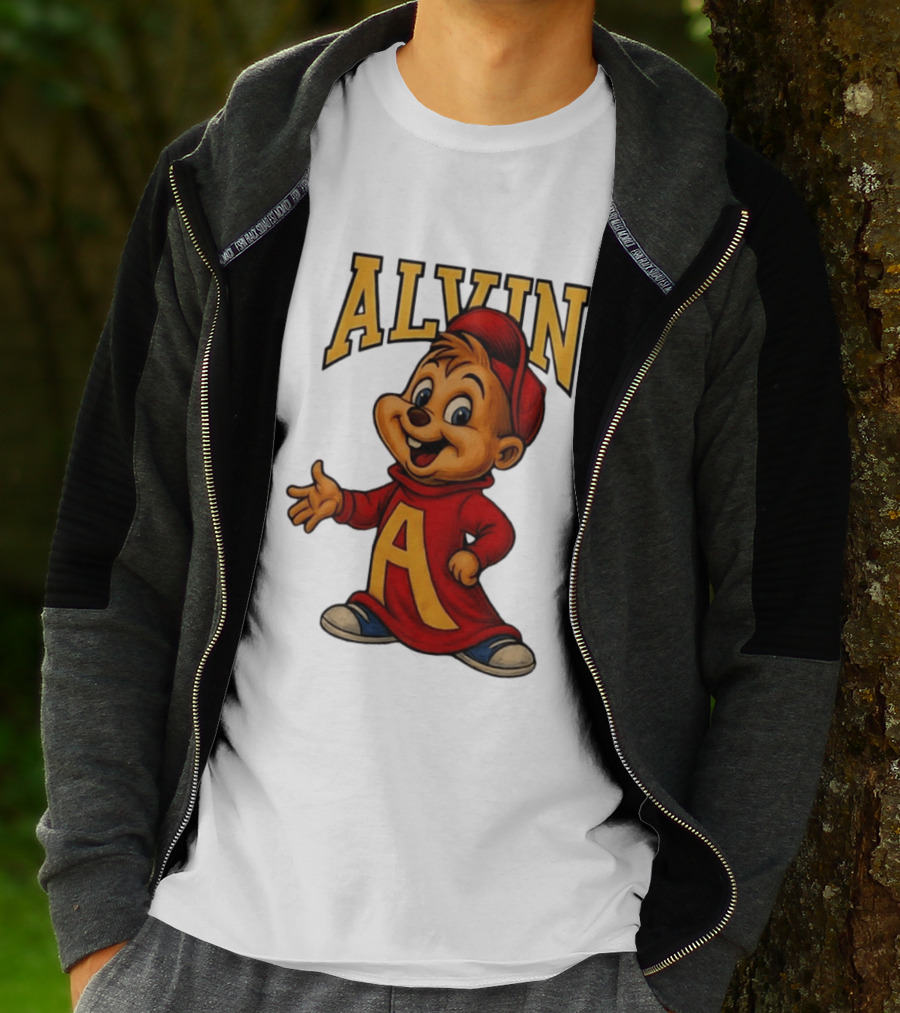Alvin And The Chipmunks Alvin Character With Standing A T-Shirt