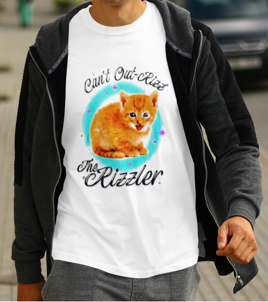 Can't Out Rizz The Rizzler Cat T-Shirt