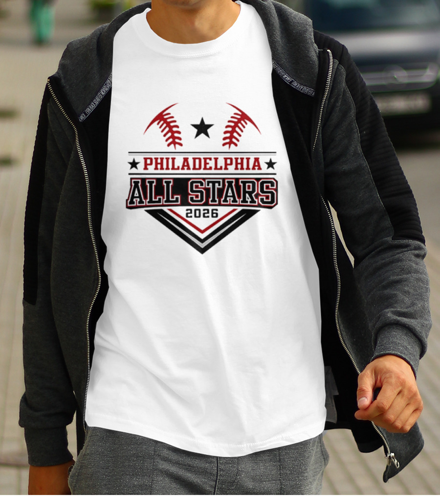 Philadelphia All Stars 2026 Baseball Star T-Shirt