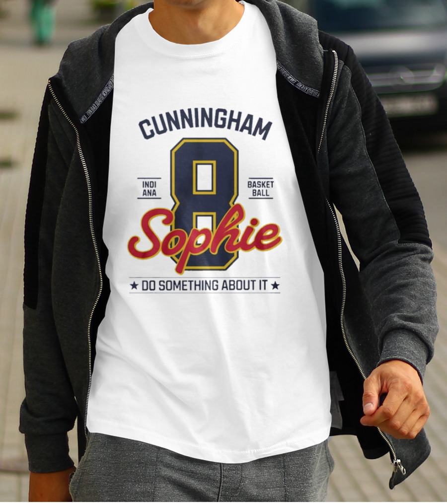 Cunningham Sophie 8 Indiana Basketball Do Something About It T-Shirt