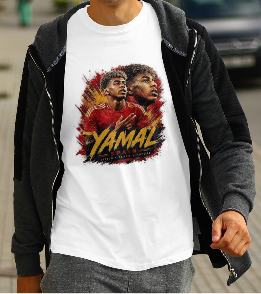 Yamal Spain Vision Flair Future Football T-Shirt