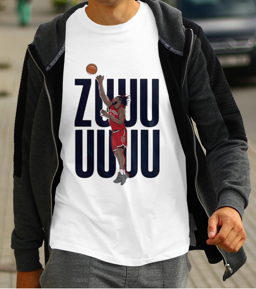 St John's Red Storm Zuby Ejiofor Basketball Caricature T-Shirt