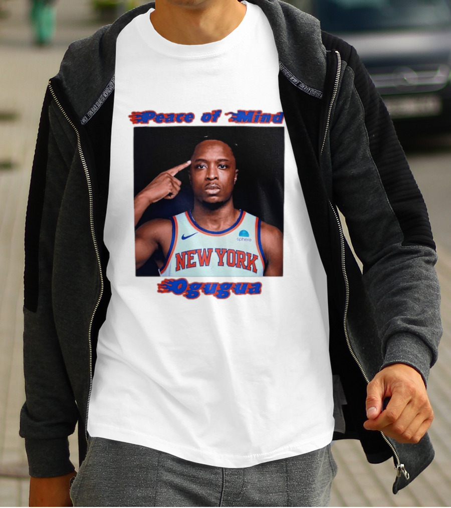 New York Knicks Basketball OG Anunoby Peace Of Mind Ogugua 2026 T-Shirt