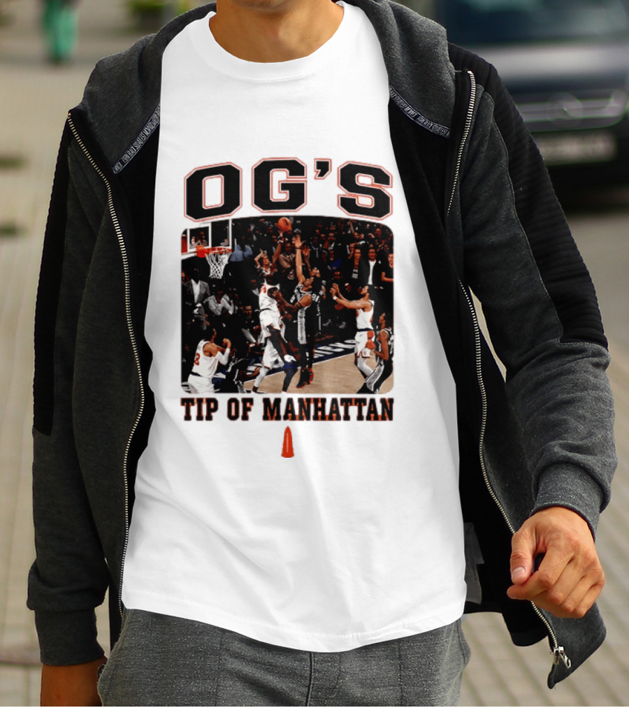 OG's Tip Of Manhattan New York Basketball Scene T-Shirt
